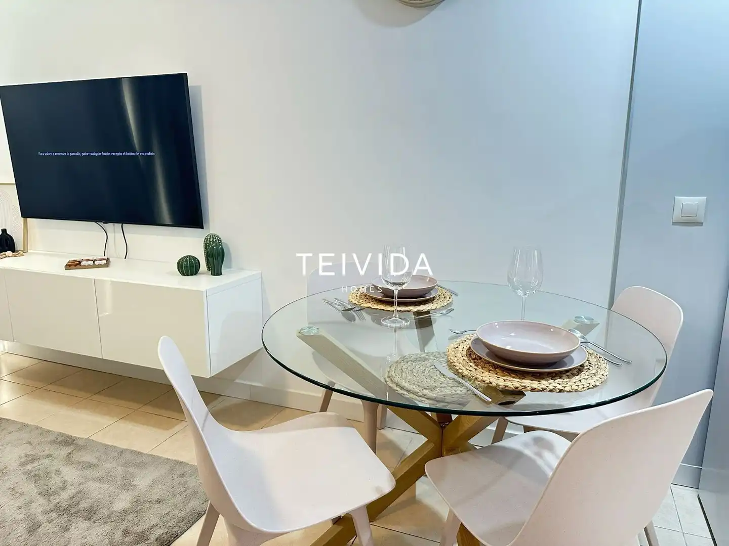 Dining room of Flat for rent in Santiago del Teide  with Air Conditioner, Terrace and Swimming Pool