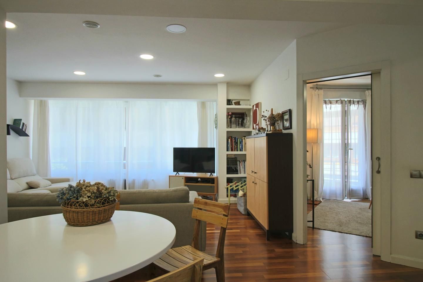 Living room of Loft for sale in Gijón   with Heating, Furnished and Balcony