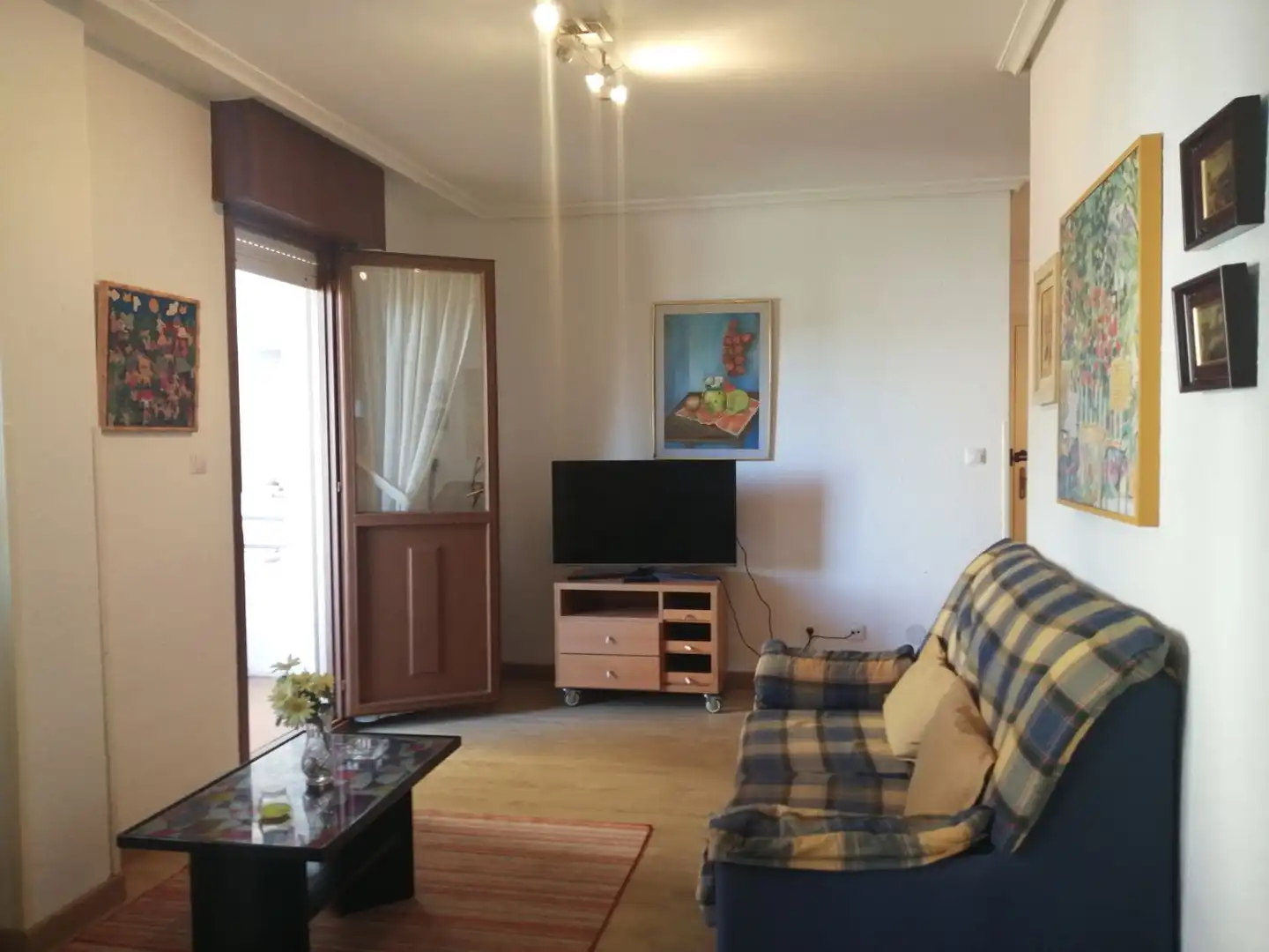 Living room of Flat for sale in Suances  with Terrace and Furnished