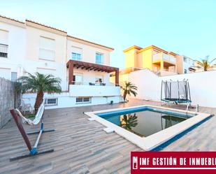 Exterior view of Single-family semi-detached for sale in Torrox  with Terrace and Swimming Pool