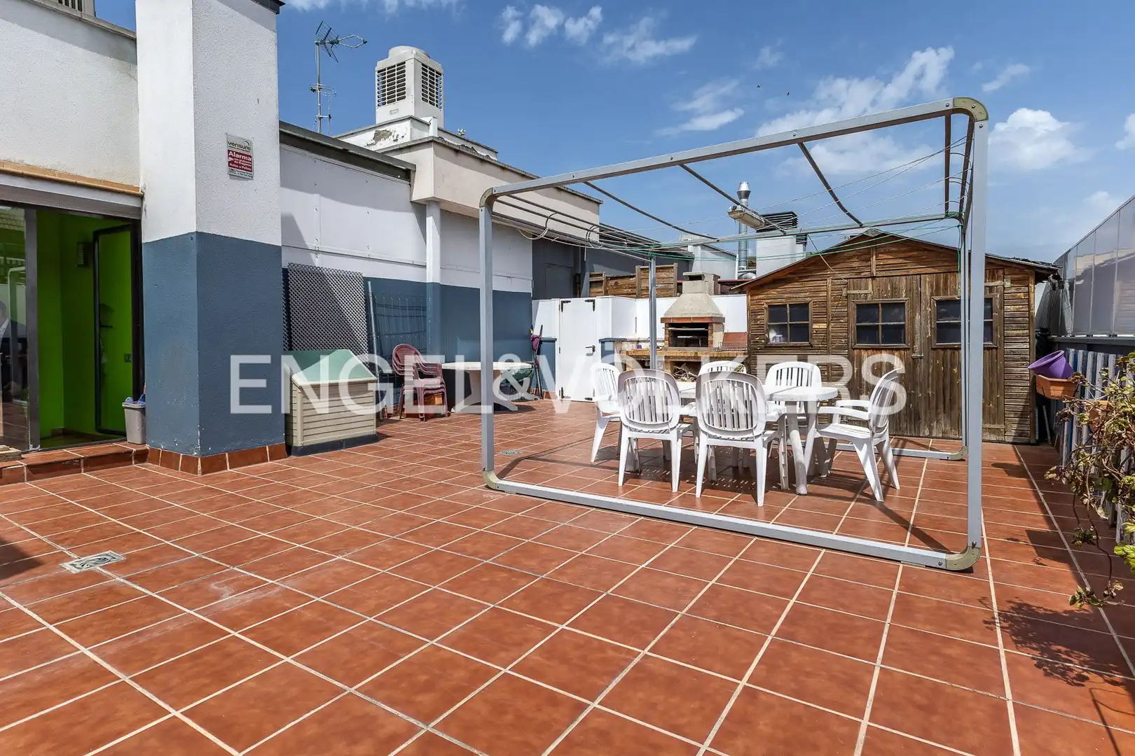 Terrasse von Dachboden zum Verkauf in Montcada i Reixac mit Klimaanlage, Heizung und Parkett