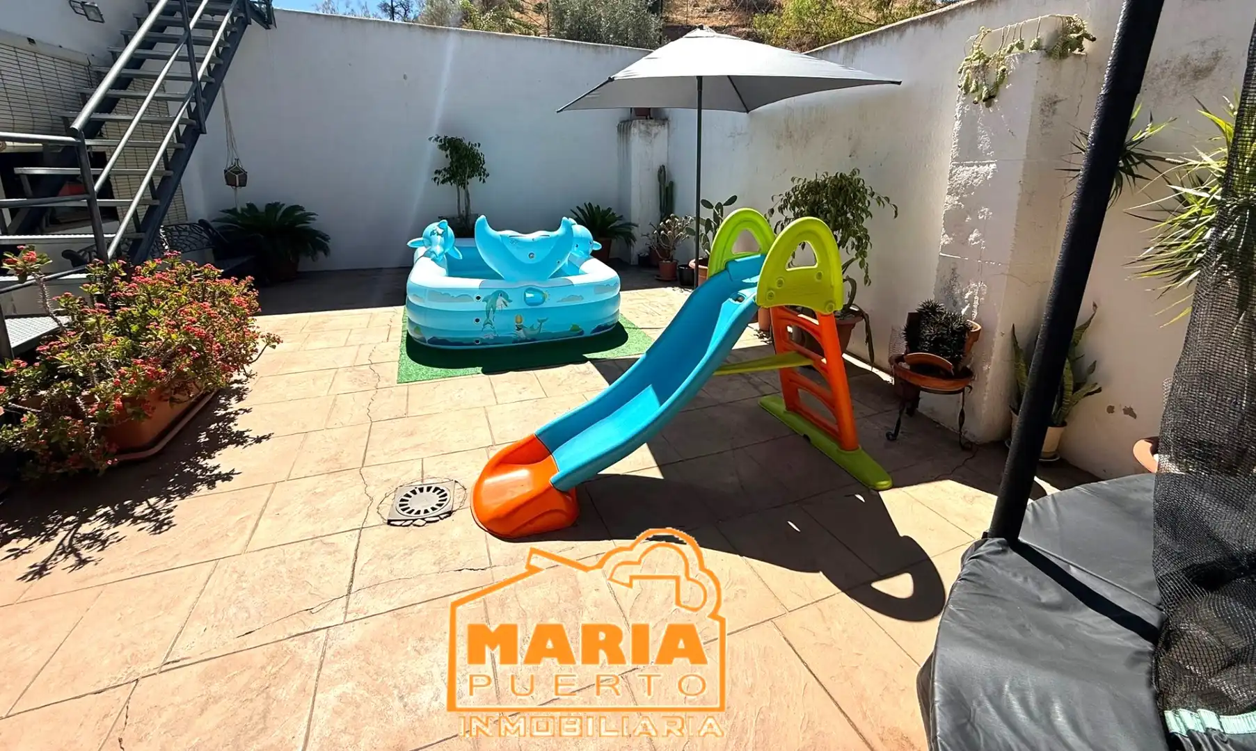 Garten von Wohnung zum Verkauf in Málaga mit Klimaanlage und Terrasse