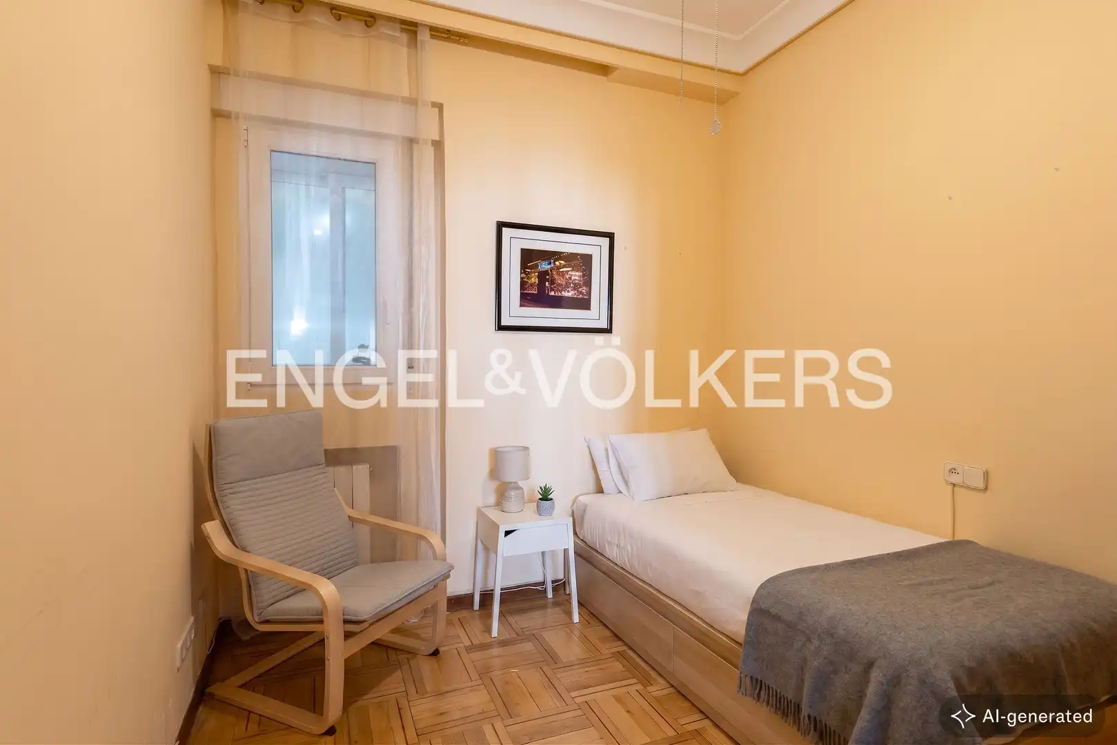 Bedroom of Flat for sale in Madrid  with Heating and Storage room