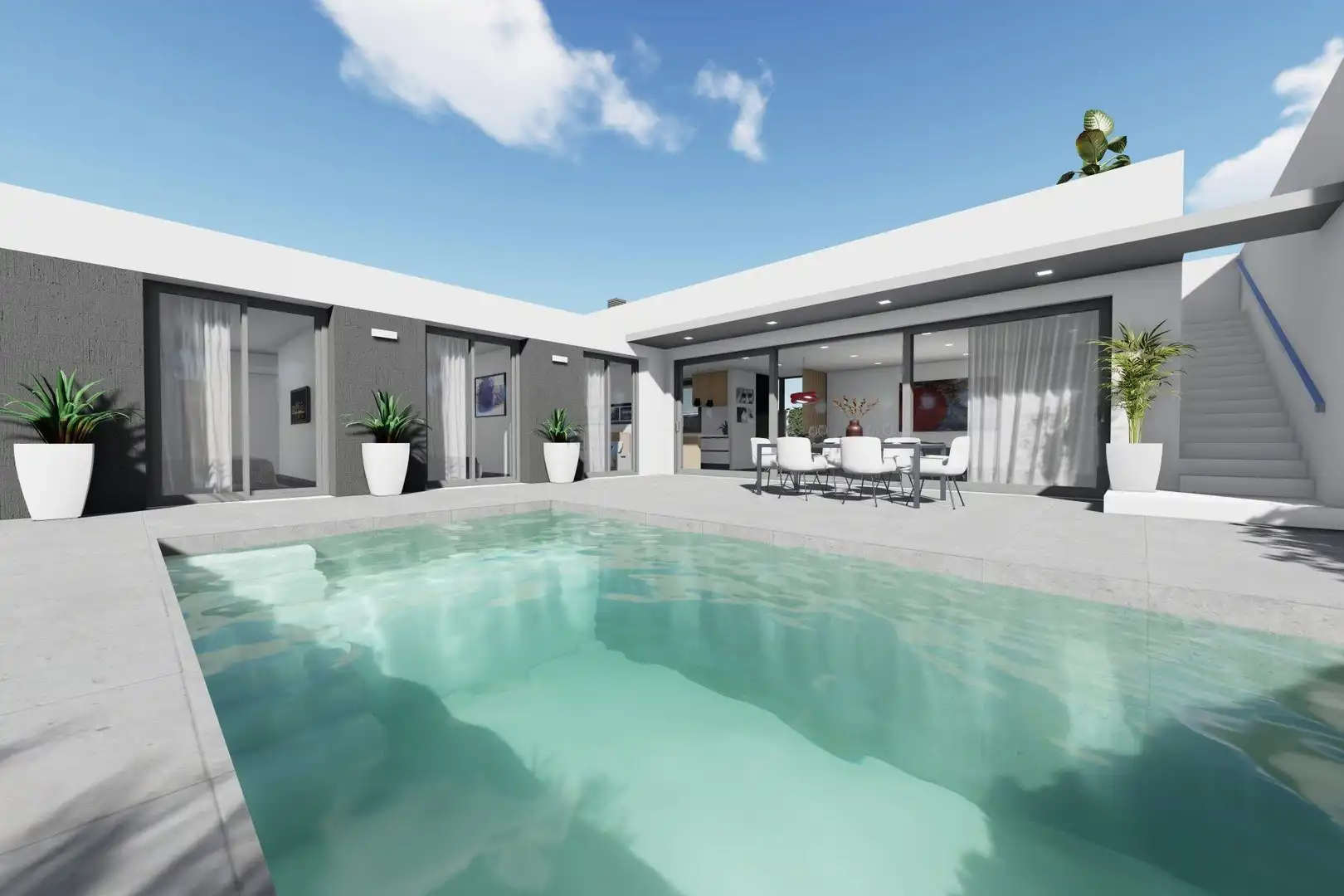 Detached house with pool for sale in San Juan de los Terreros, imagen 3