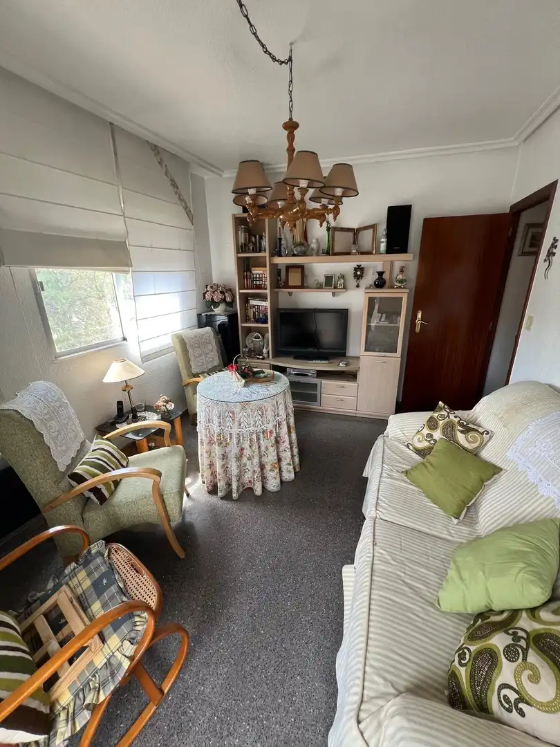 Living room of Flat for sale in Murcia  with Storage room, Furnished and Balcony
