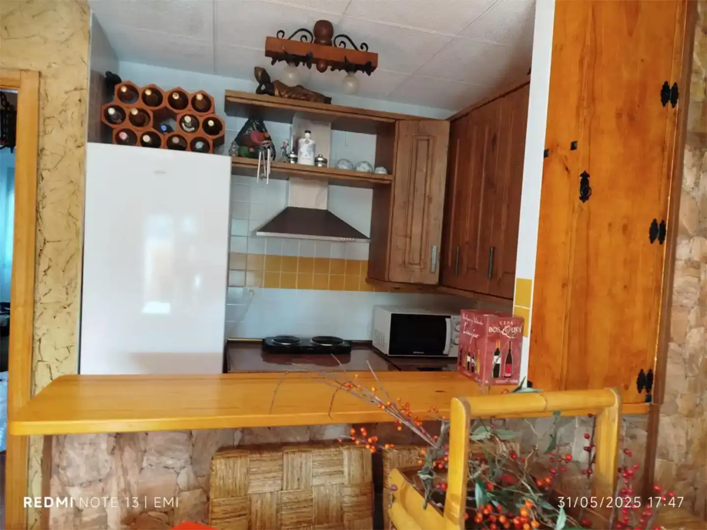 Cocina de Apartamento en venta en Fondón con Trastero, Amueblado y Microondas