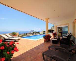 Terrace of House or chalet for sale in Moraira  with Air Conditioner, Heating and Private garden