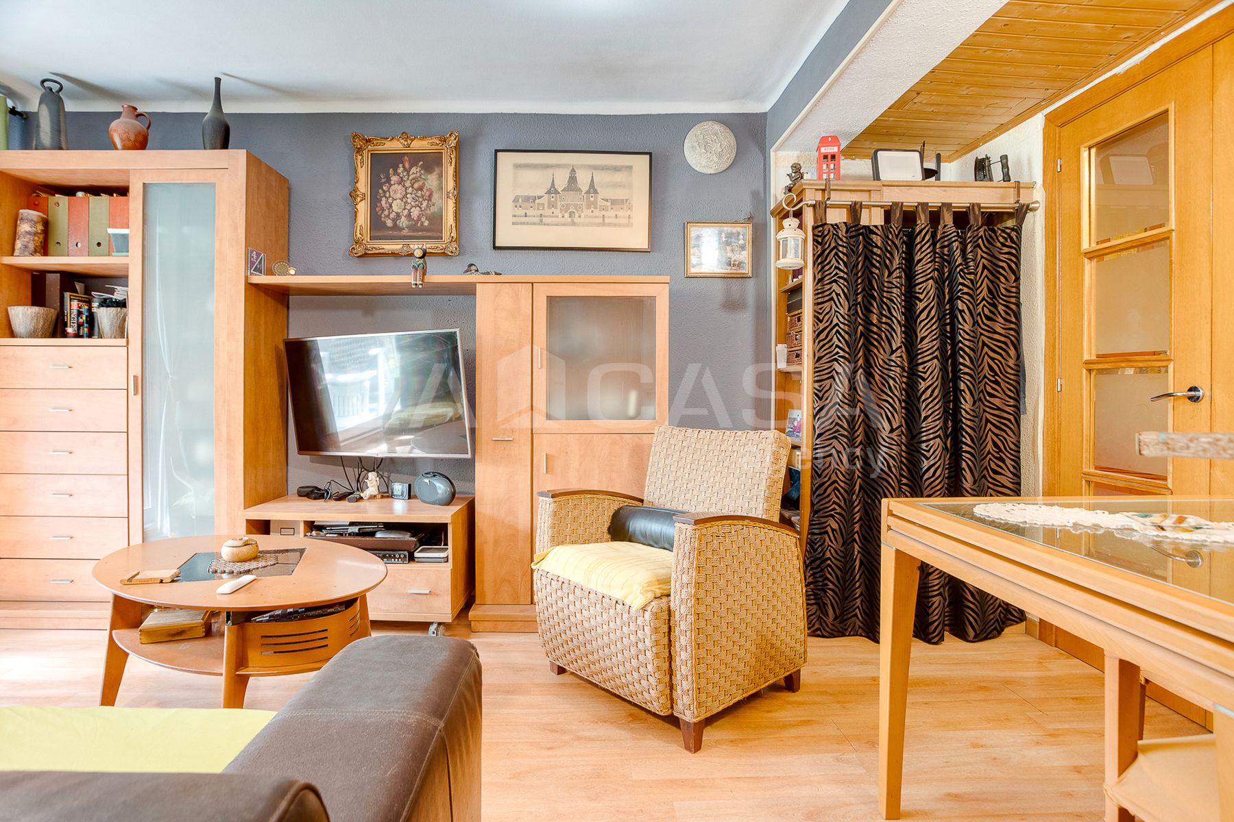 Sala d'estar de Pis en venda en  Barcelona Capital amb Balcó