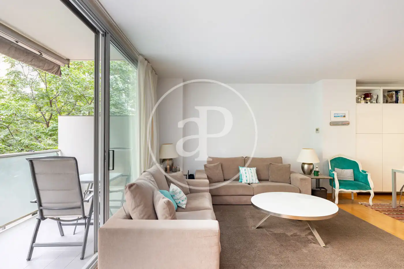 Living room of Flat for sale in Barcelona  with Air Conditioner, Heating and Terrace
