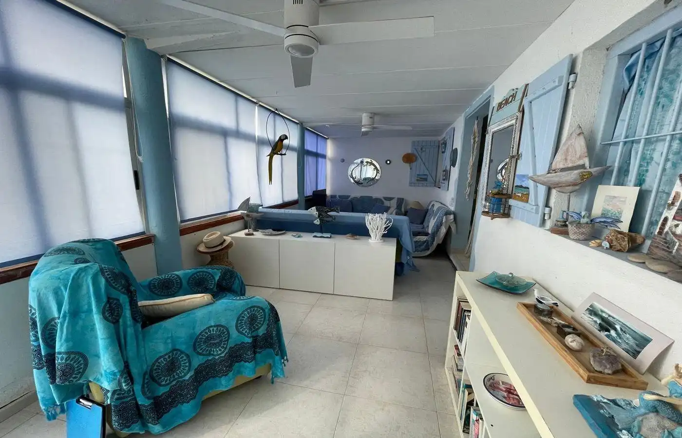 Sala de estar de Casa o chalet en venta en Alcanar con Jardín privado, Terraza y Trastero