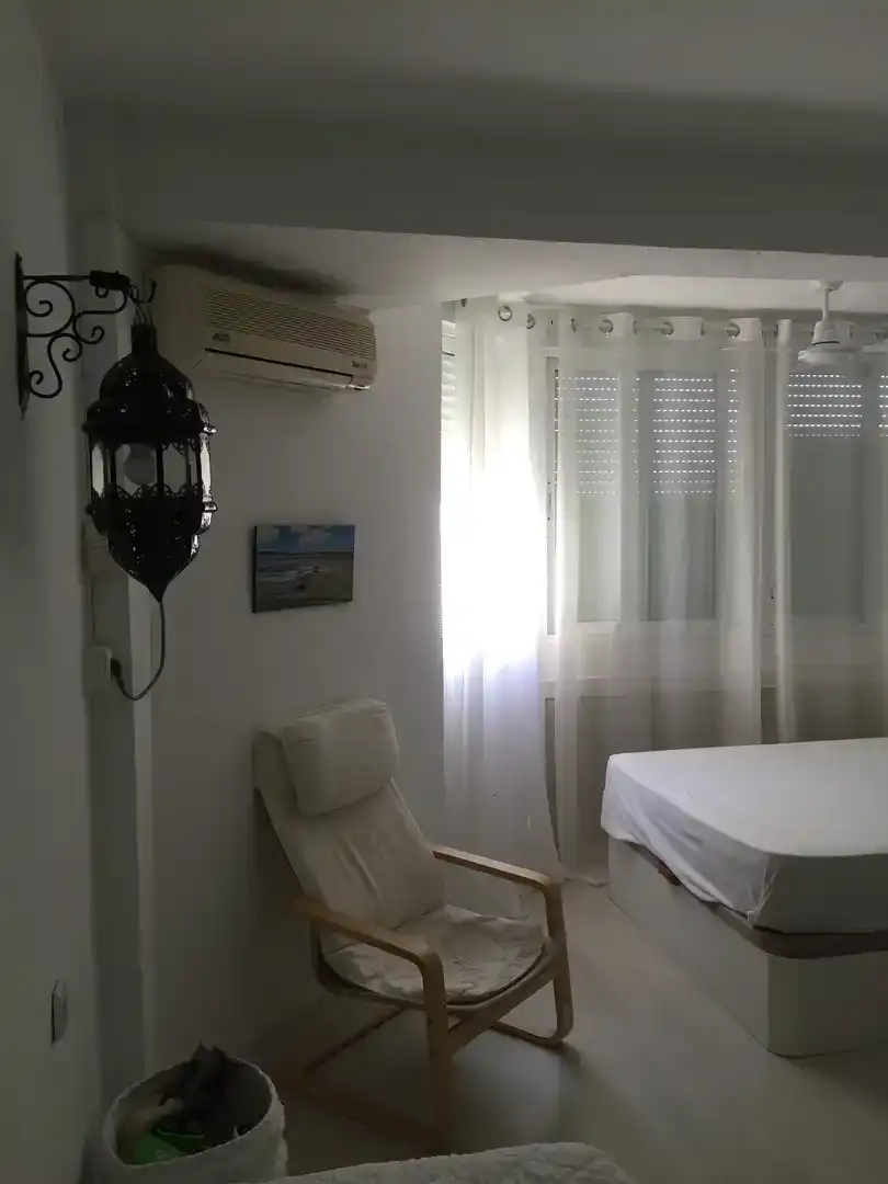 Bedroom of Study for rent in Vélez-Málaga  with Air Conditioner, Private garden and Parquet flooring