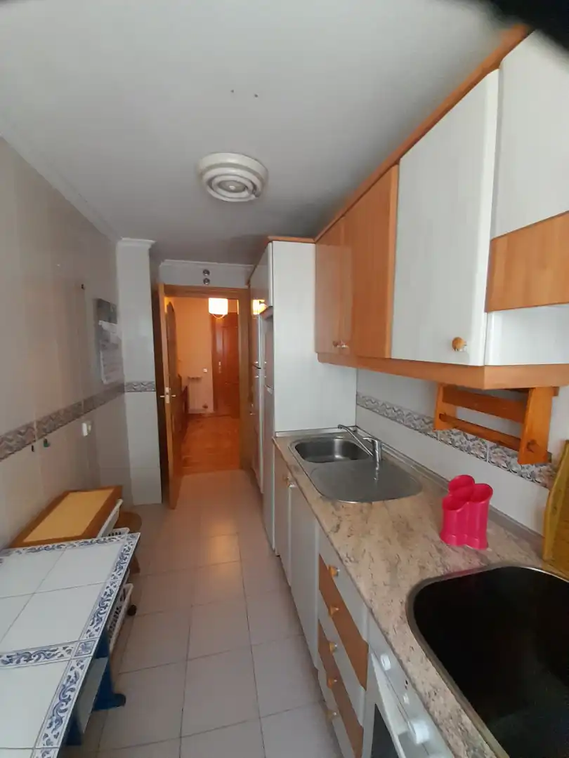 Cuina de Apartament en venda en Salamanca amb Calefacció, Parquet i Moblat