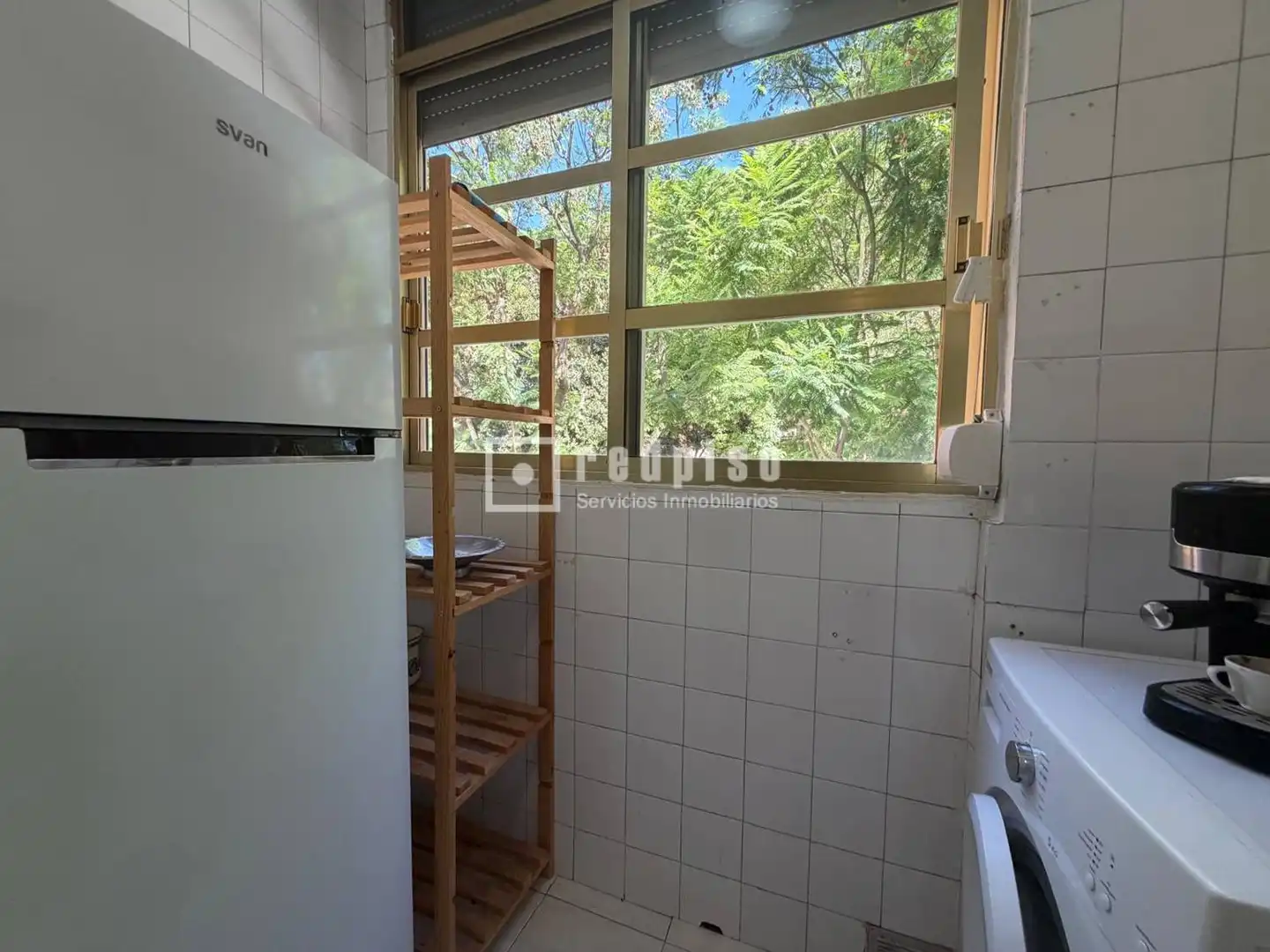Küche von Maisonette zur Miete in Murcia mit Klimaanlage, Privatgarten und Abstellraum