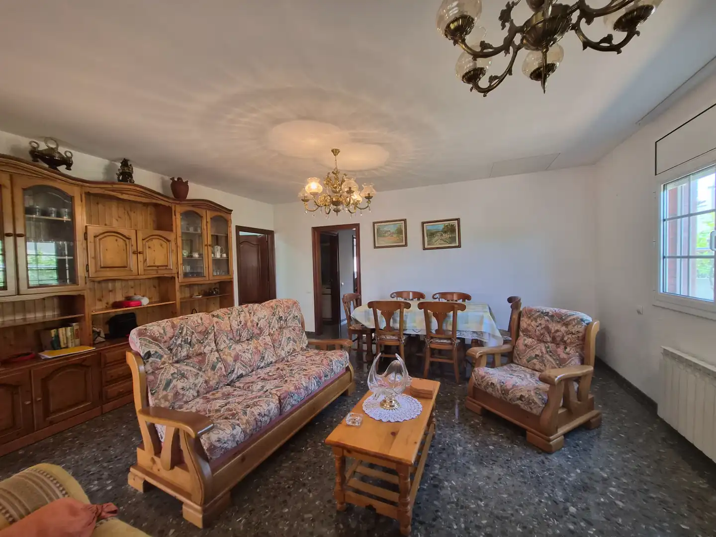 Living room of Houses for sale in Creixell  with Heating, Private garden and Terrace