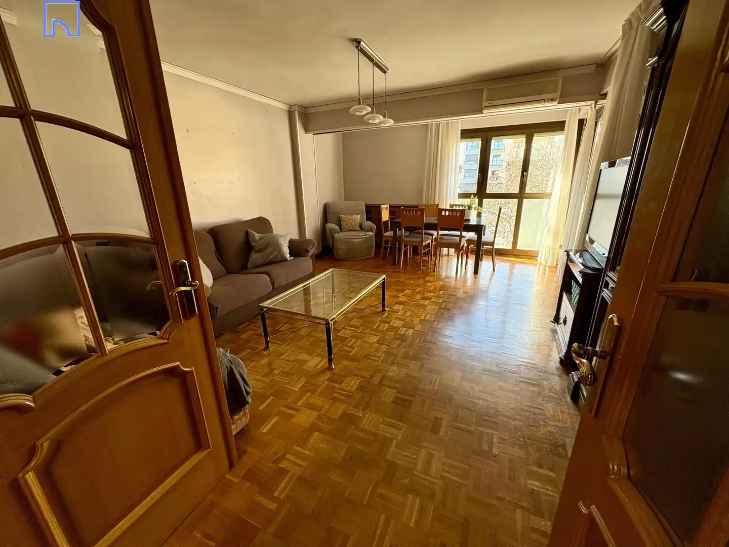 Sala de estar de Piso en venta en Tudela con Aire acondicionado, Calefacción y Parquet