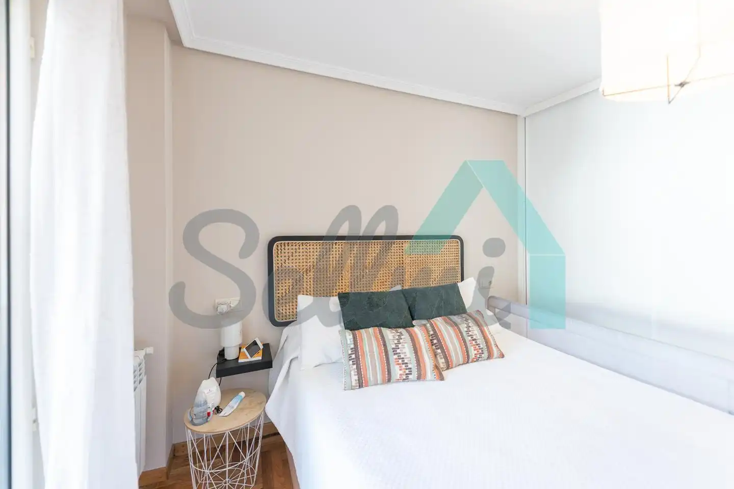 Schlafzimmer von Wohnung zum Verkauf in Oviedo  mit Heizung, Parkett und Terrasse