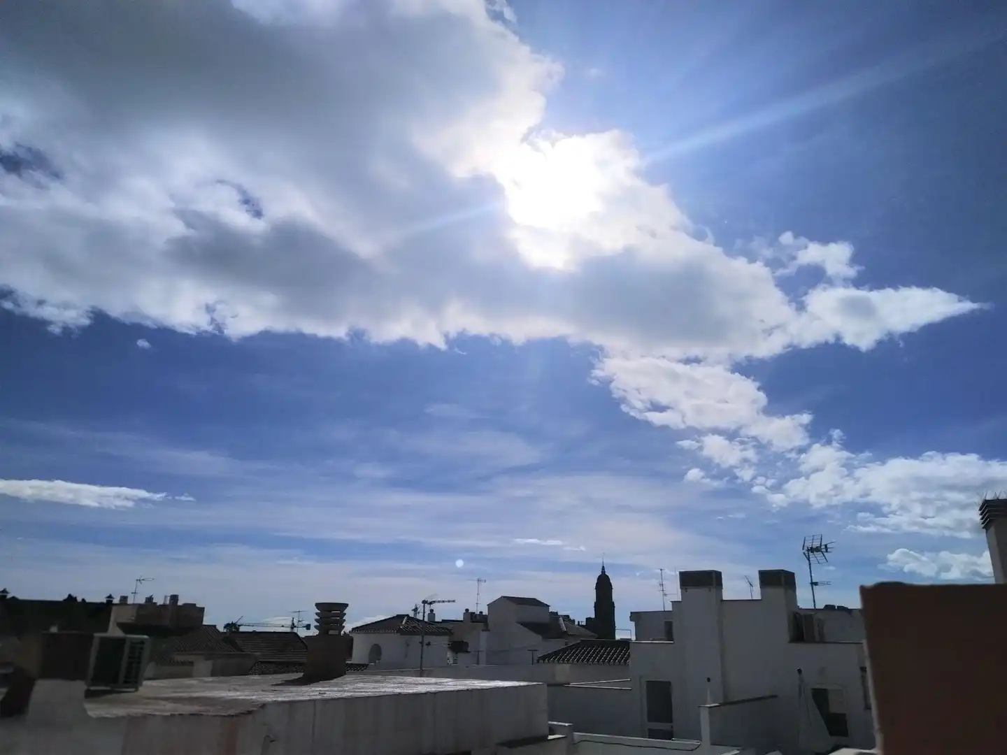 Exterior view of Attic for sale in Málaga  with Air Conditioner, Terrace and Furnished