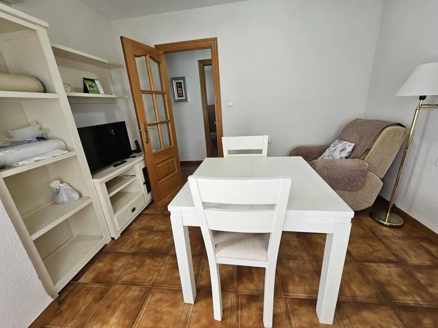Dining room of Flat for sale in Valencia  with Air Conditioner, Furnished and Balcony