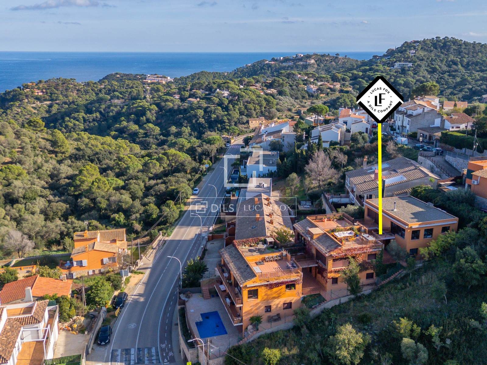 Exterior view of Flat for sale in Begur  with Air Conditioner, Heating and Parquet flooring