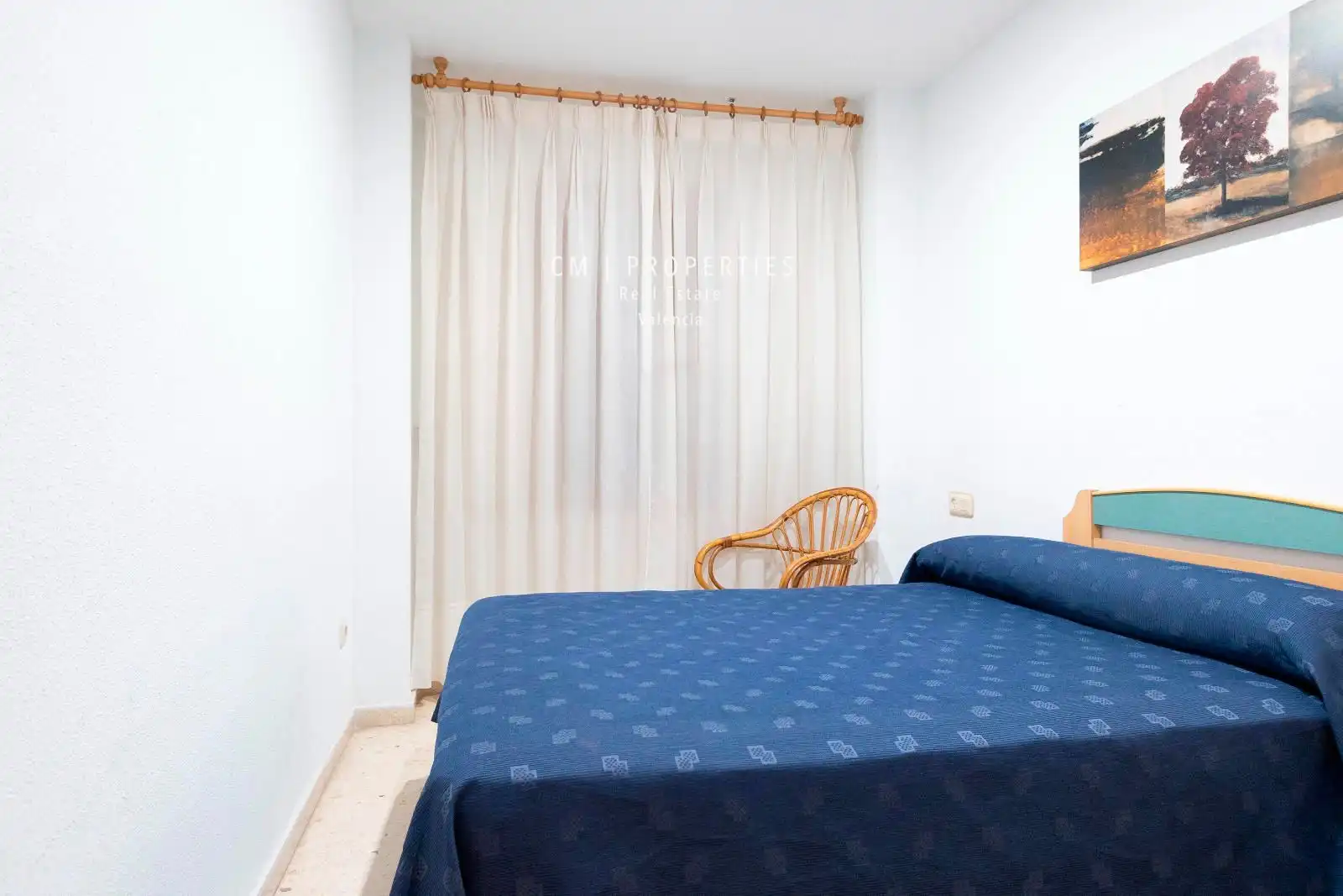 Bedroom of Flat for rent in Alboraya  with Air Conditioner, Heating and Terrace