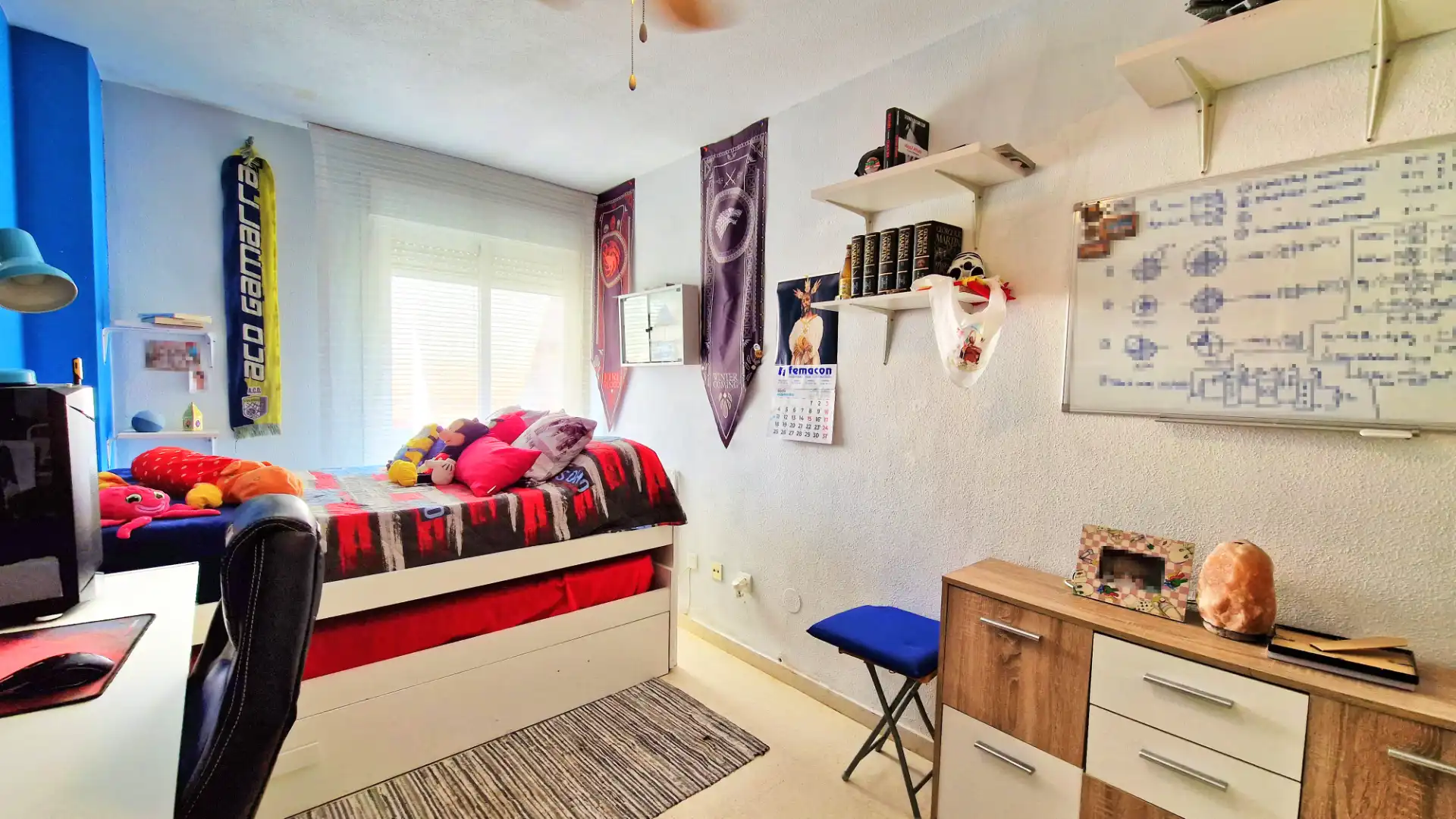 Habitación de Casa adosada en venta en Málaga con Aire acondicionado y Terraza