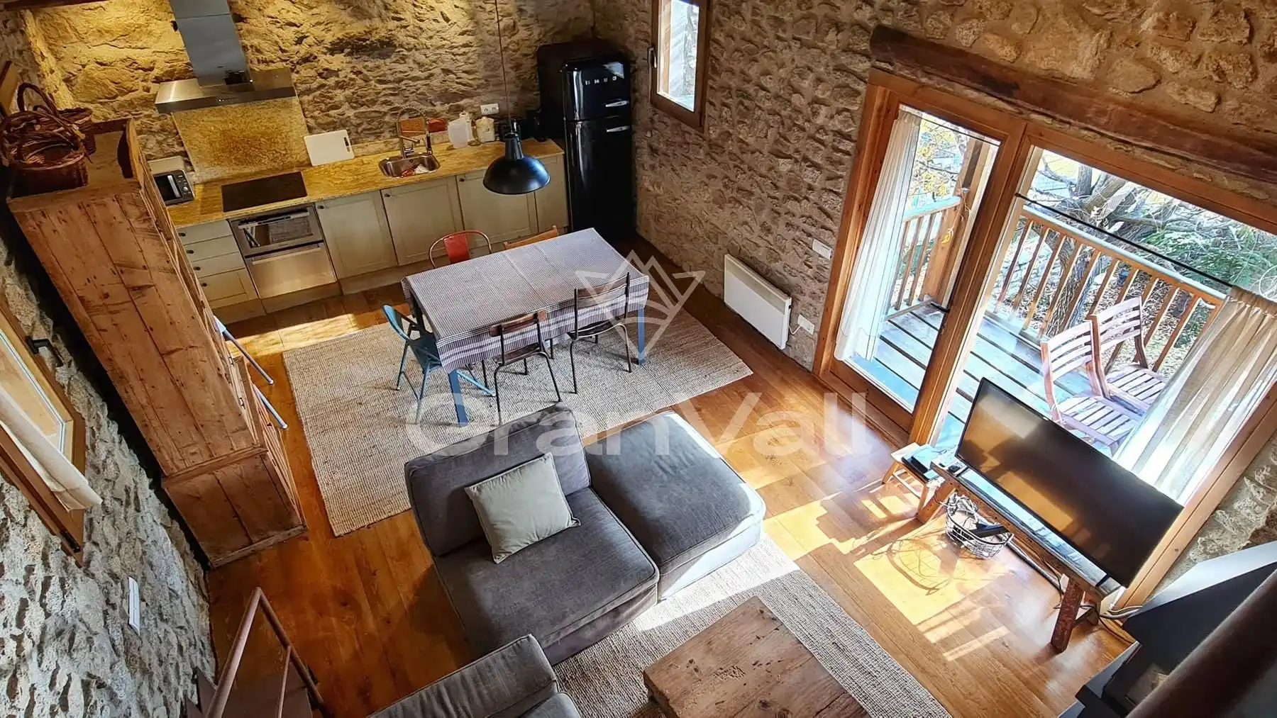 Sala de estar de Casa adosada en venta en Dorres con Calefacción, Jardín privado y Terraza