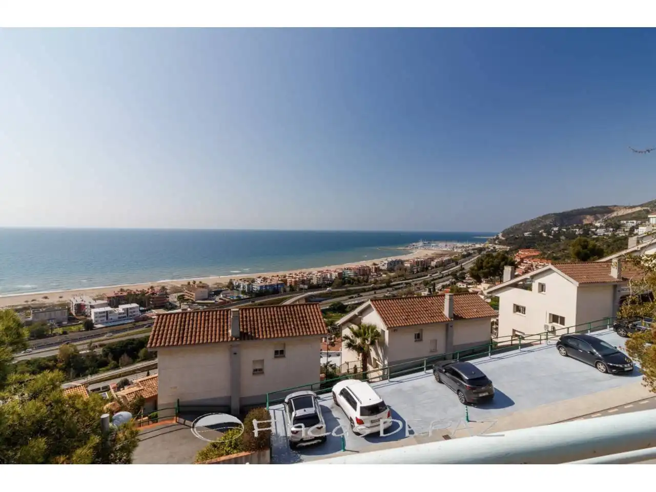 Exterior view of Houses for sale in Sitges  with Private garden, Terrace and Swimming Pool