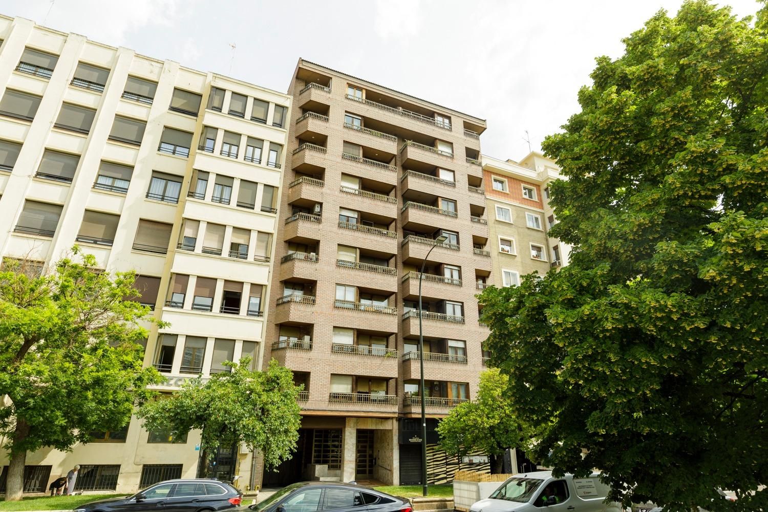 Exterior view of Flat for sale in  Zaragoza Capital  with Heating, Parquet flooring and Terrace