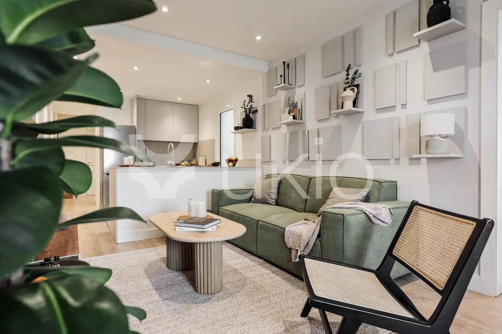 Wohnzimmer von Wohnungen zur Miete in Barcelona mit Klimaanlage, Heizung und Möbliert