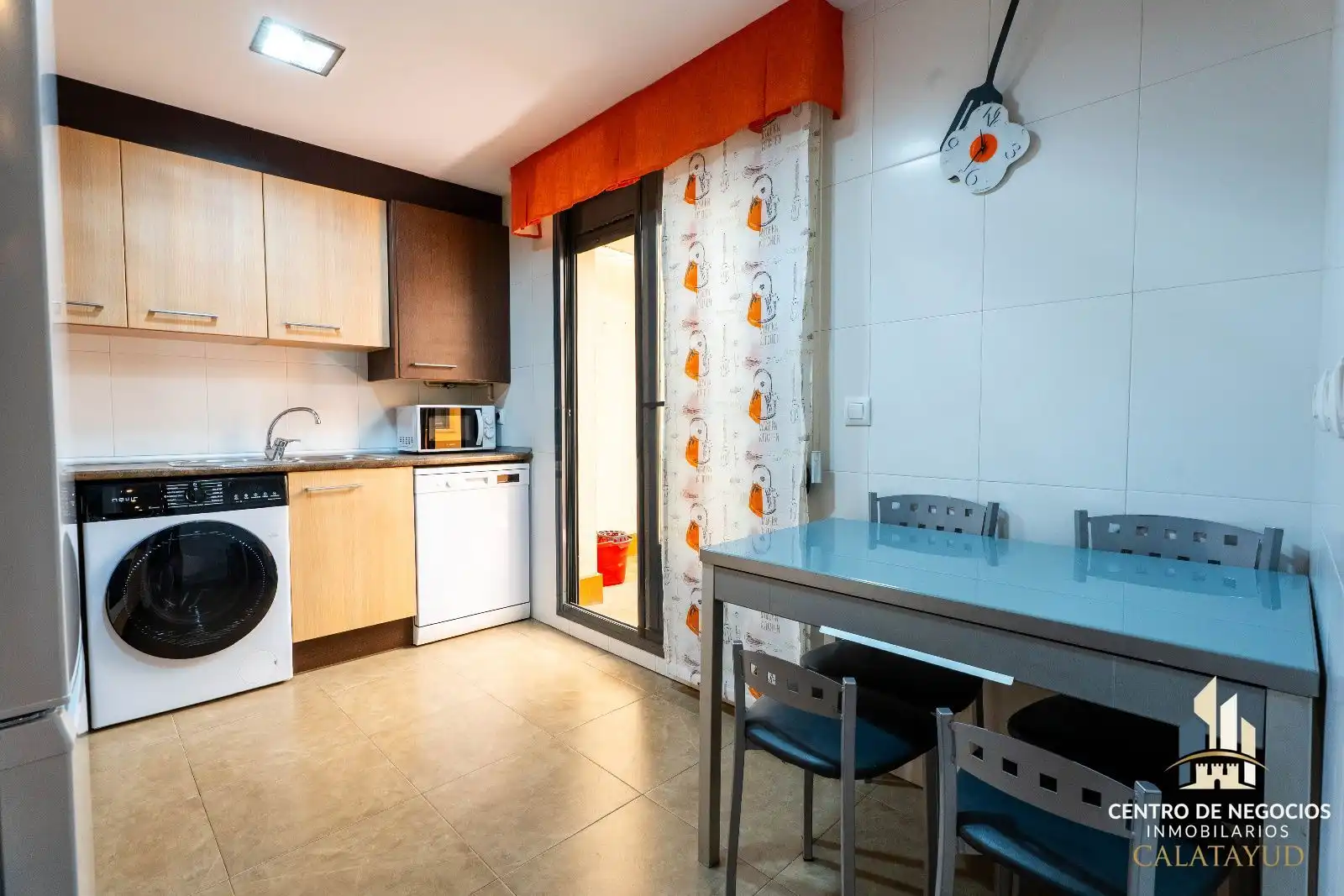 Küche von Wohnung zum Verkauf in Calatayud mit Heizung, Parkett und Terrasse