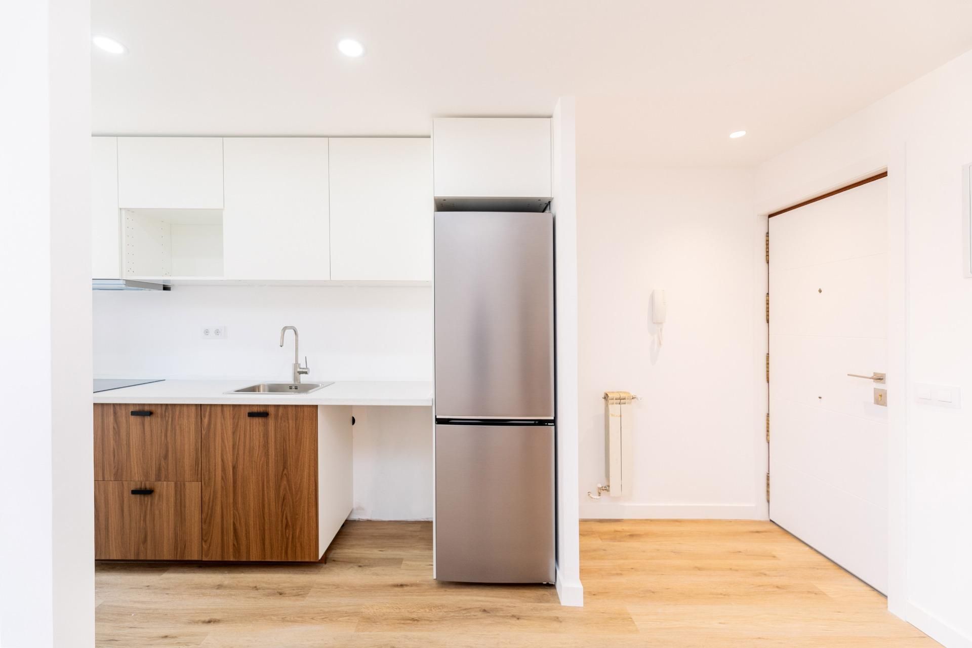 Kitchen of Flat for sale in  Madrid Capital  with Heating