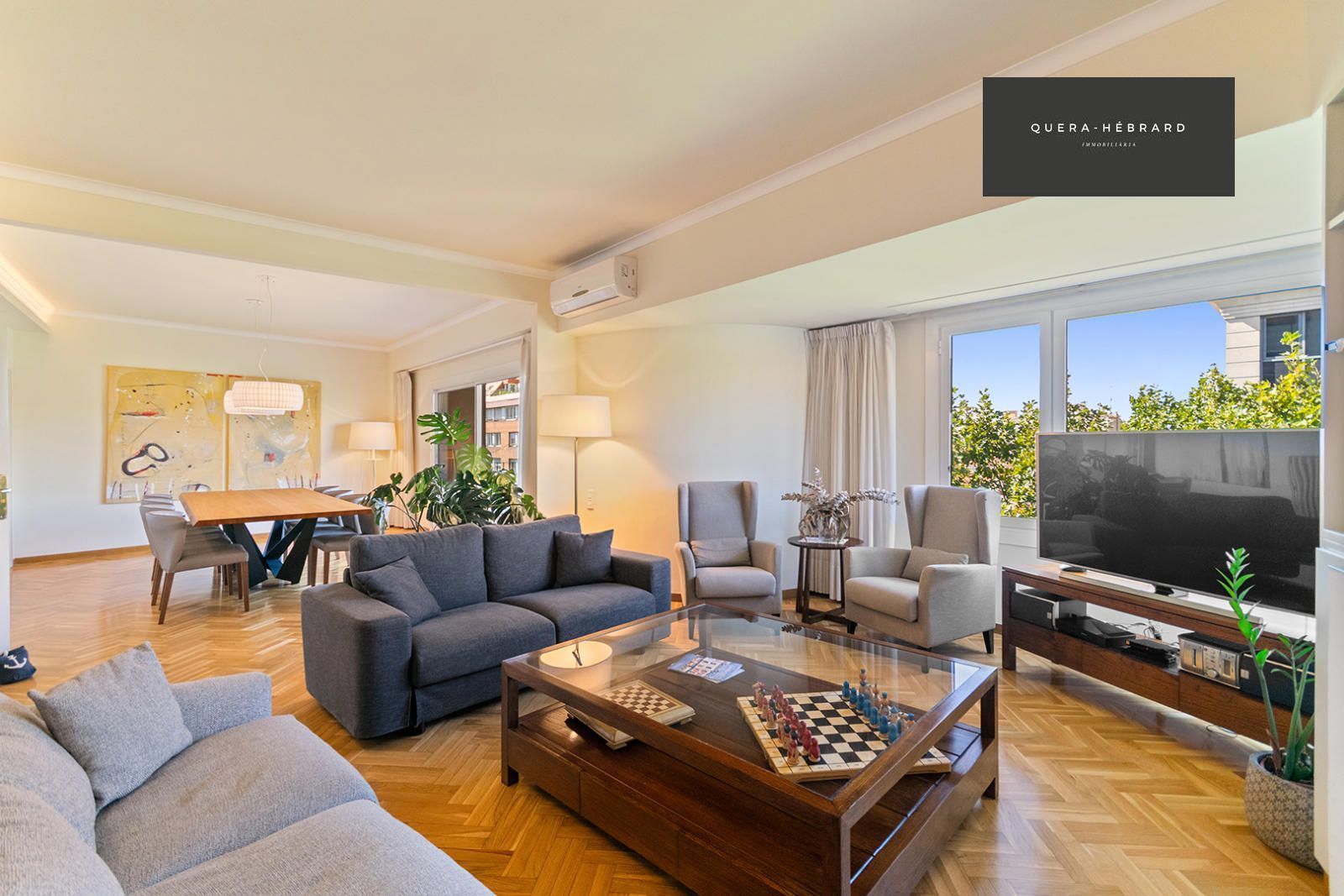 Sala de estar de Piso en venta en Terrassa con Aire acondicionado, Calefacción y Parquet