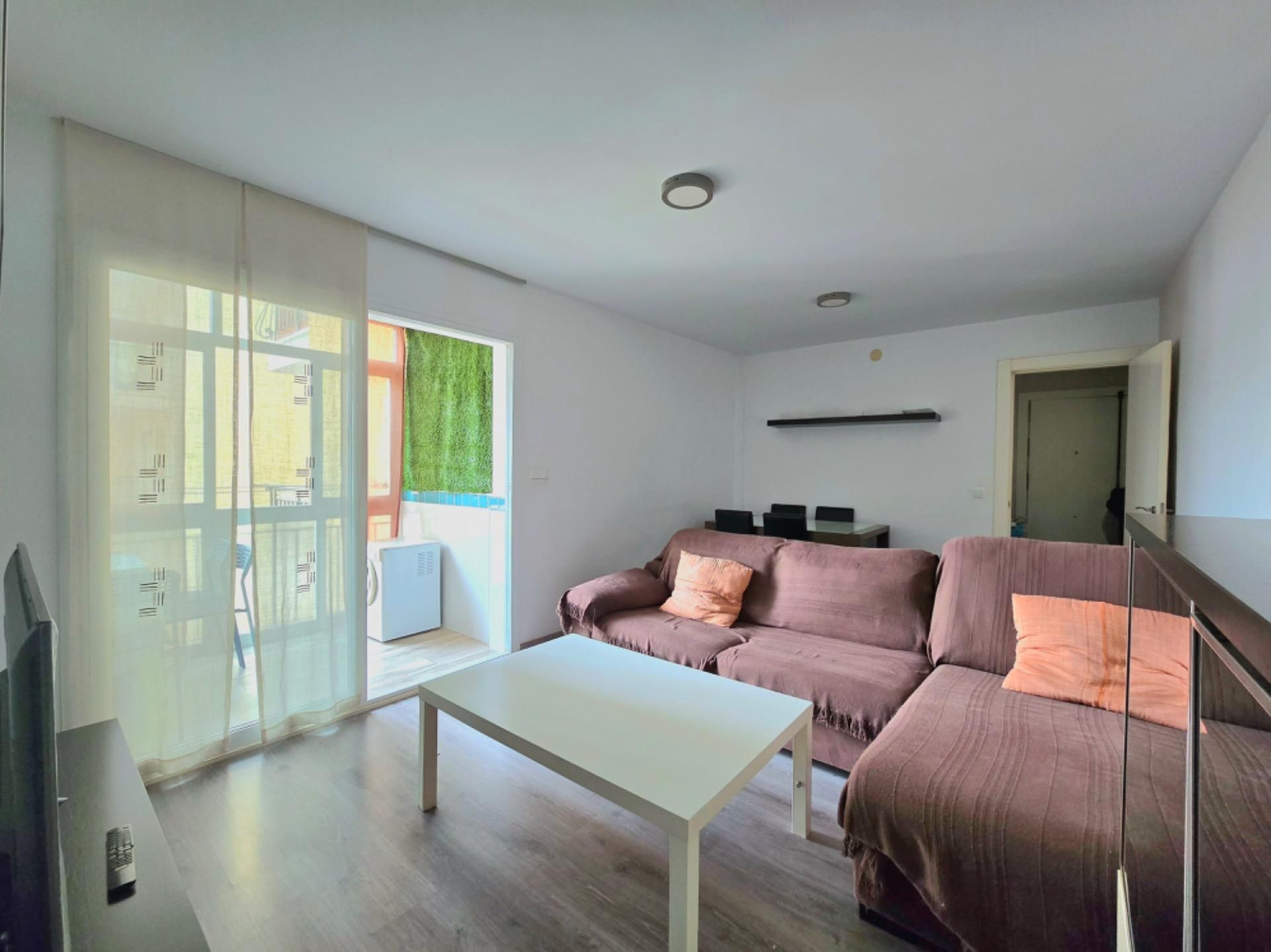 Living room of Flat for sale in Málaga Capital  with Heating, Terrace and Balcony