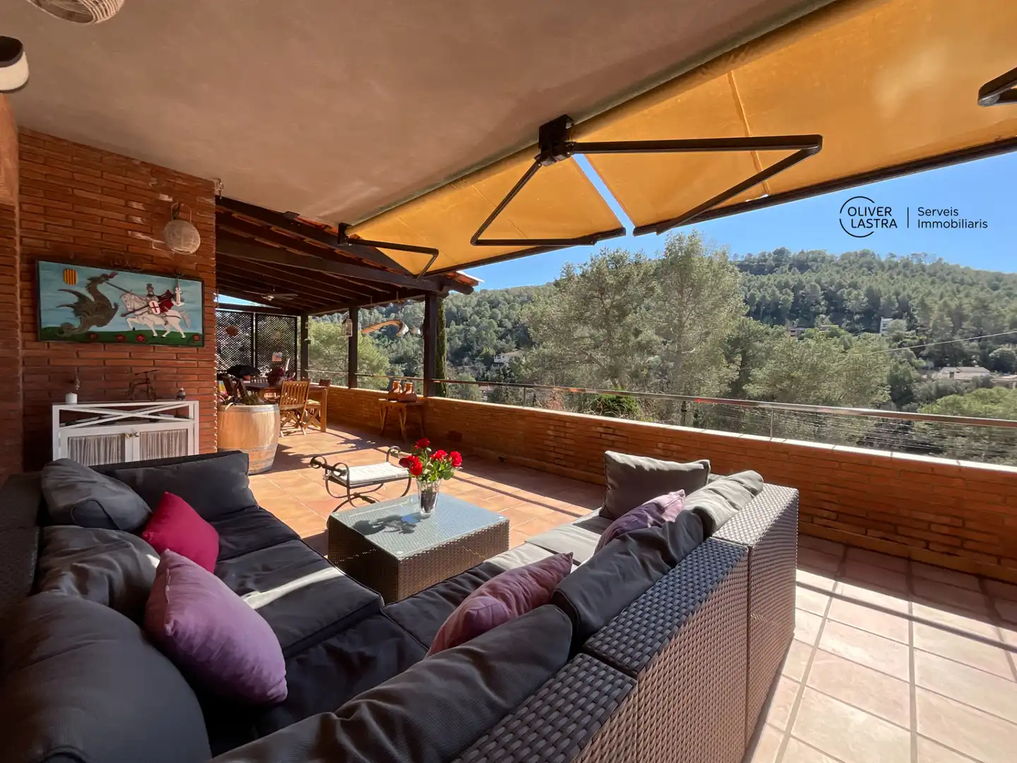 Terraza de Casa o chalet en venta en Corbera de Llobregat con Aire acondicionado, Calefacción y Jardín privado