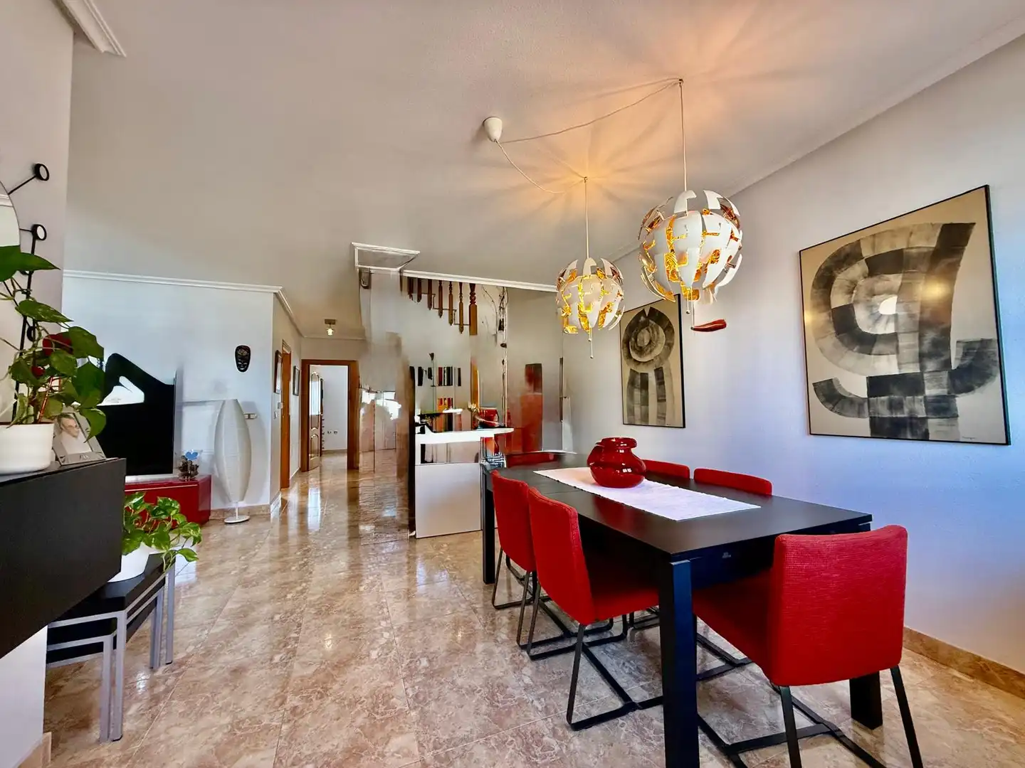Comedor de Casa adosada en venta en San Pedro del Pinatar con Aire acondicionado, Jardín privado y Terraza