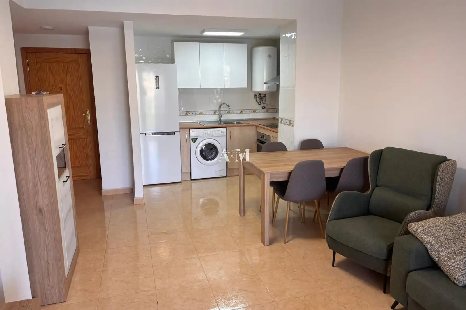 Kitchen of Flat for rent in Almoradí  with Air Conditioner, Heating and Terrace