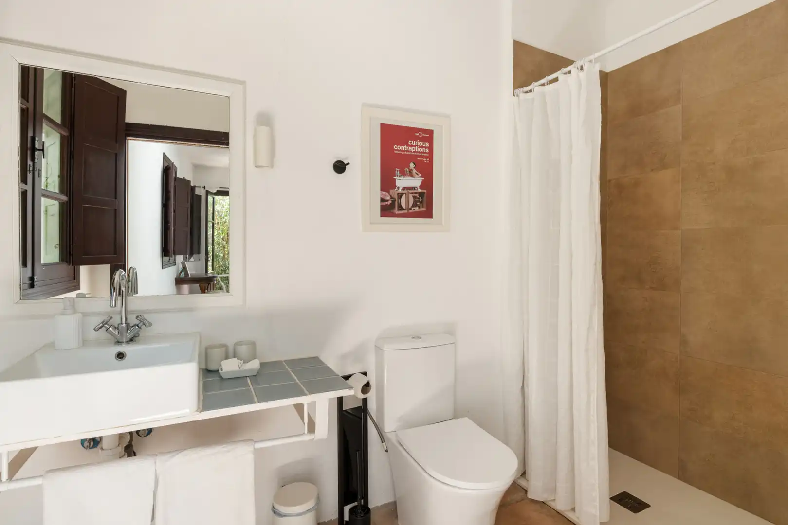 Badezimmer von Country house zum Verkauf in Estepona mit Klimaanlage, Privatgarten und Terrasse