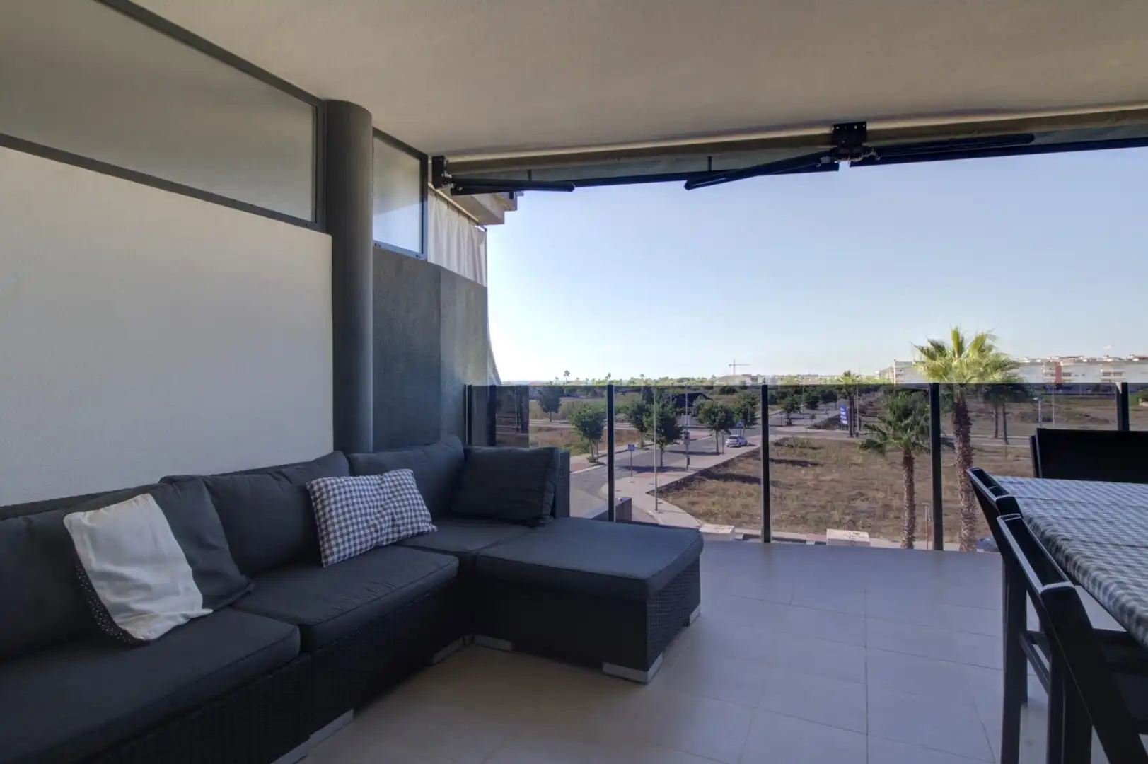 Terrasse von Wohnungen zur Miete in Almenara mit Klimaanlage, Privatgarten und Terrasse