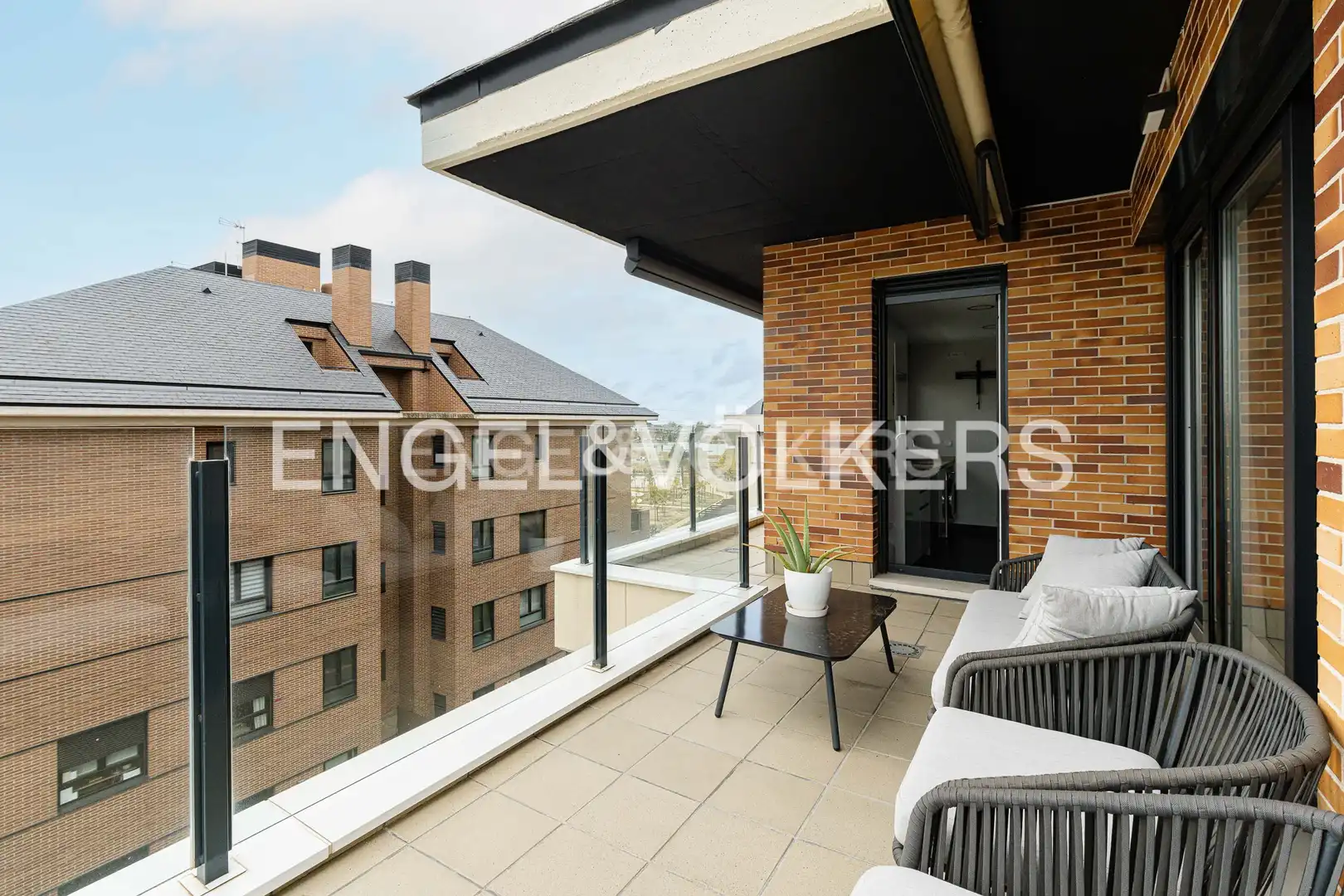 Terrasse von Dachboden zum Verkauf in Majadahonda mit Klimaanlage, Heizung und Terrasse
