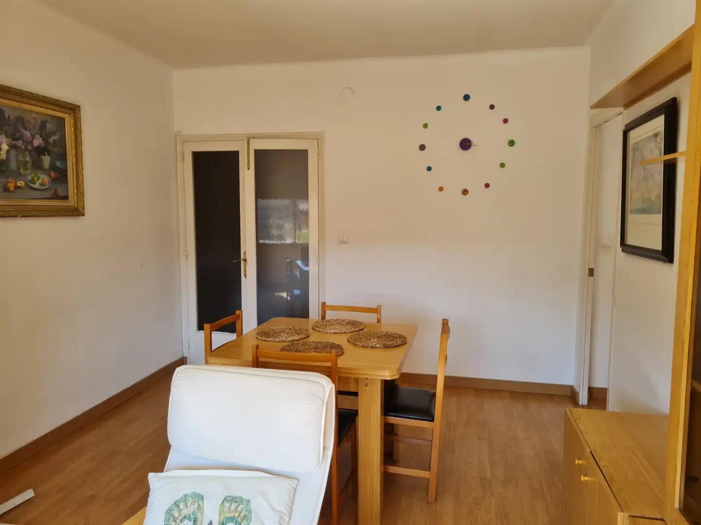 Menjador de Pis de lloguer en Girona amb Aire condicionat, Calefacció i Parquet