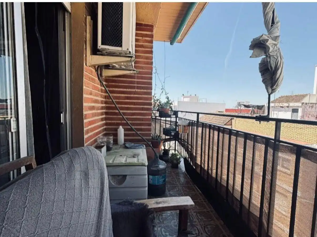 Balcony of Flat for sale in Paterna  with Air Conditioner, Furnished and Balcony