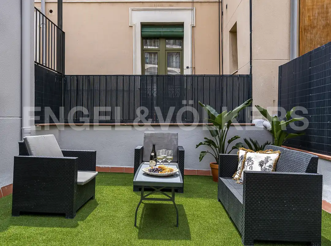 Terraza de Piso de alquiler en Ciutat Vella