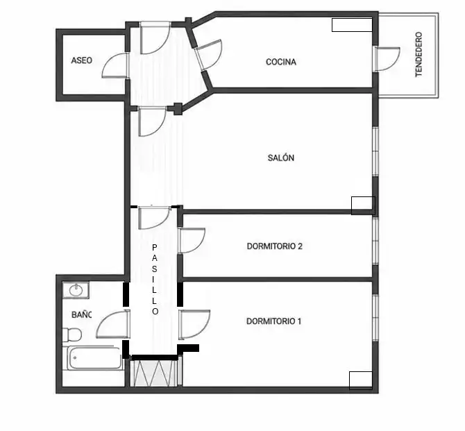 Flat for sale in Gerindote  with Storage room and Community pool