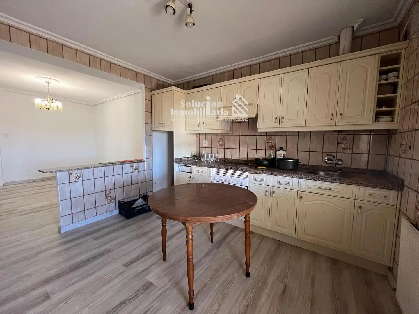 Kitchen of Flat for sale in Cantalapiedra  with Heating, Storage room and Furnished