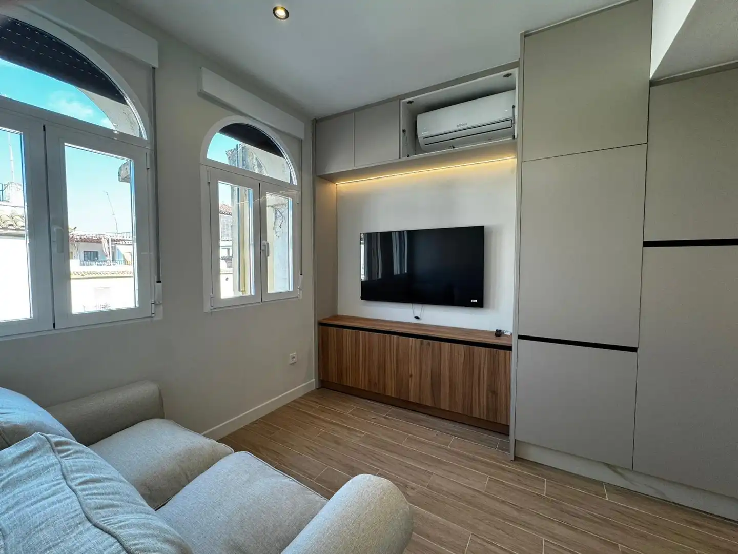 Sala de estar de Piso en venta en Córdoba con Aire acondicionado, Amueblado y Balcón