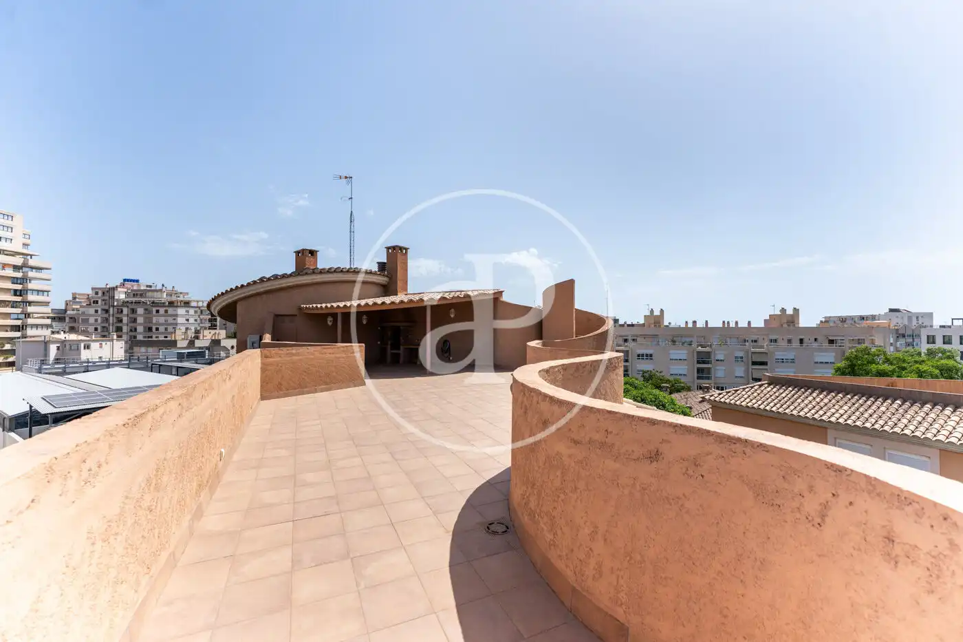Terrassa de Àtic de lloguer en  Palma de Mallorca amb Aire condicionat, Calefacció i Jardí privat