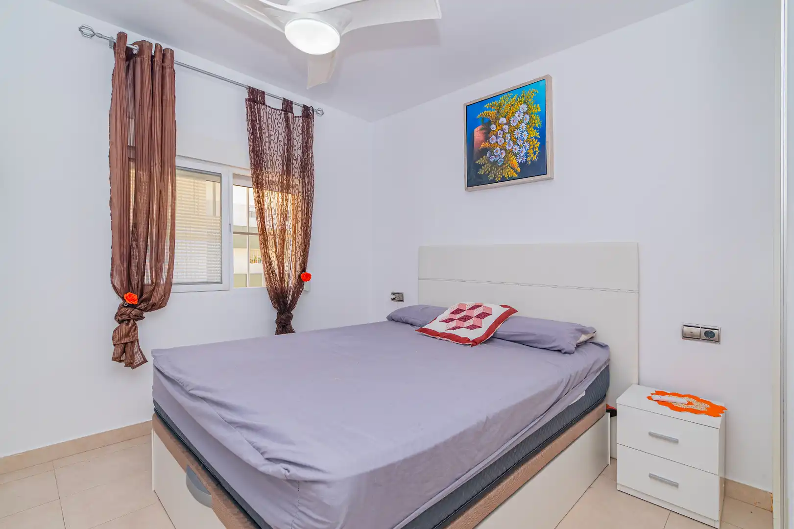 Schlafzimmer von Wohnung zur Miete in Almuñécar mit Klimaanlage, Heizung und Terrasse