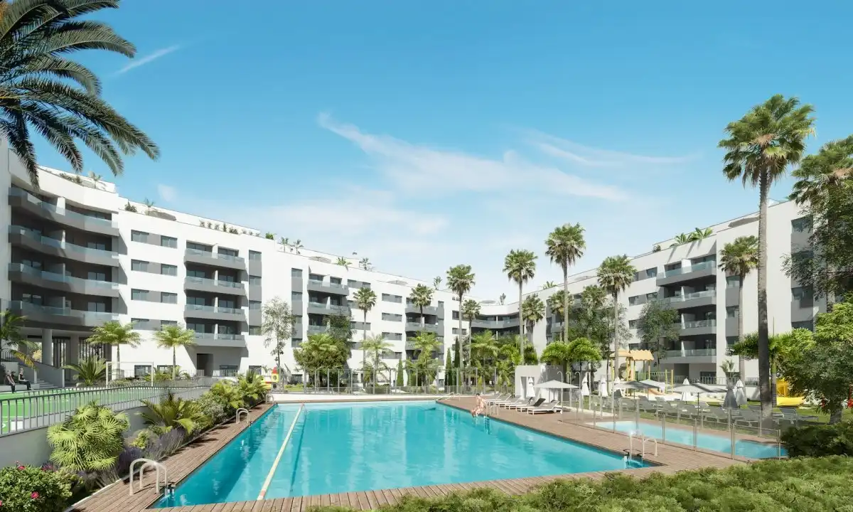 Piscina de Pis en venda en Mijas amb Aire condicionat, Jardí privat i Terrassa
