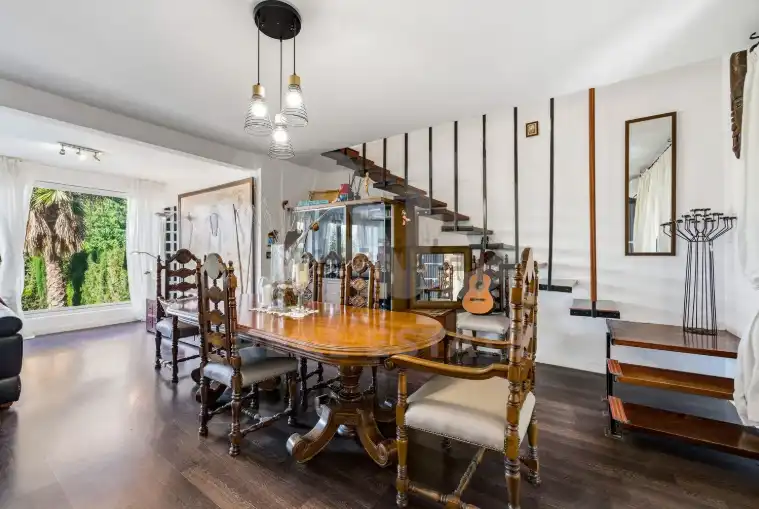 Comedor de Casa adosada en venta en Alicante / Alacant con Terraza