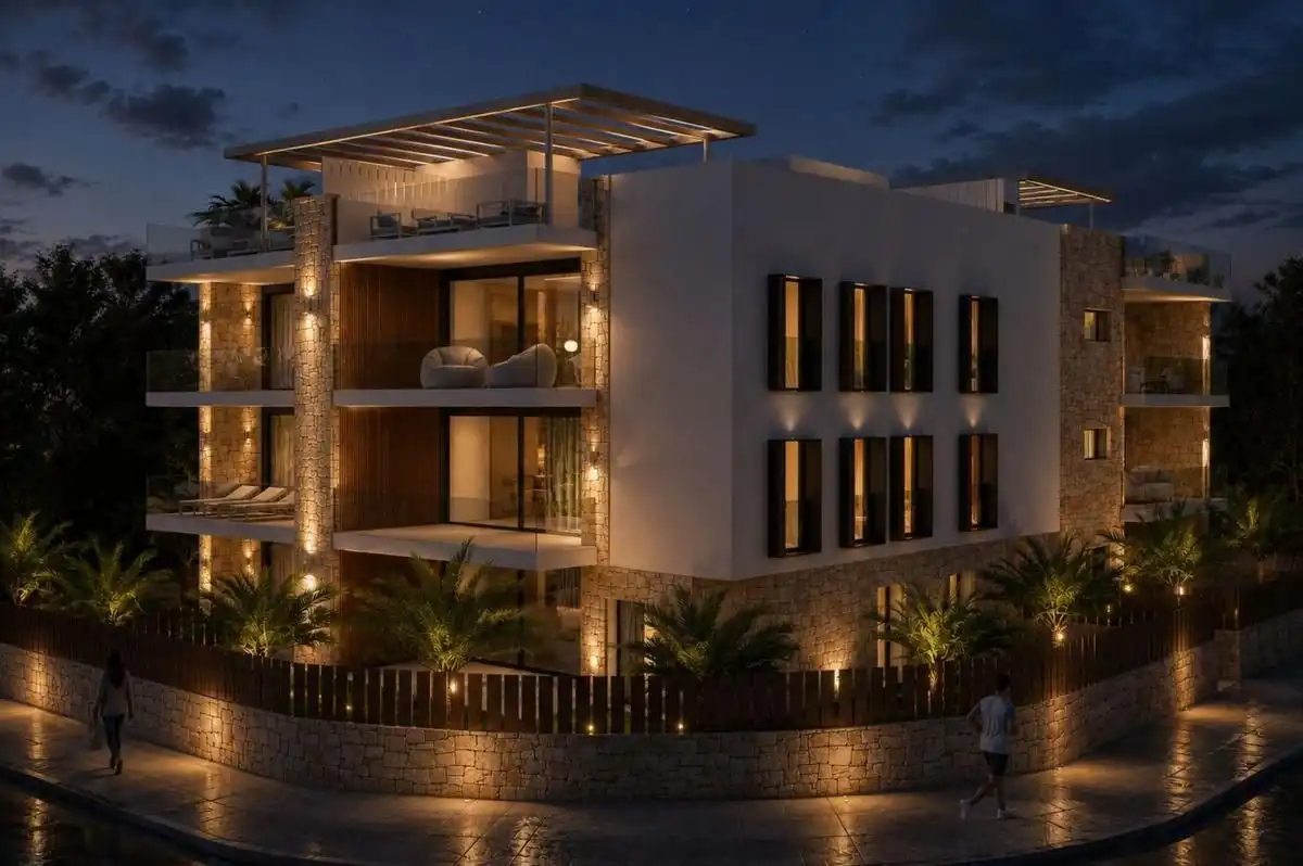 Vista exterior de Apartament en venda en Jávea / Xàbia amb Aire condicionat, Terrassa i Moblat